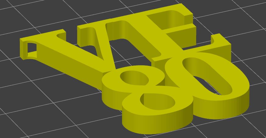 VE80 keyring