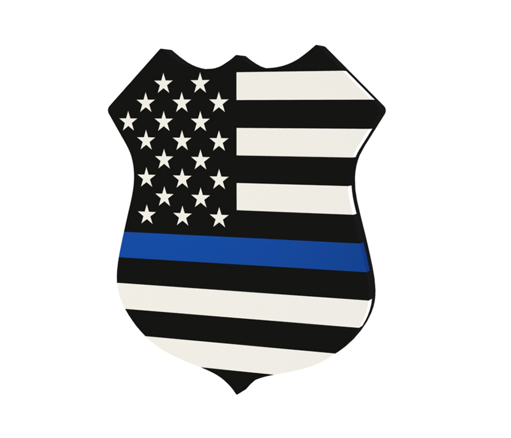 Police Badge - Wall Mount