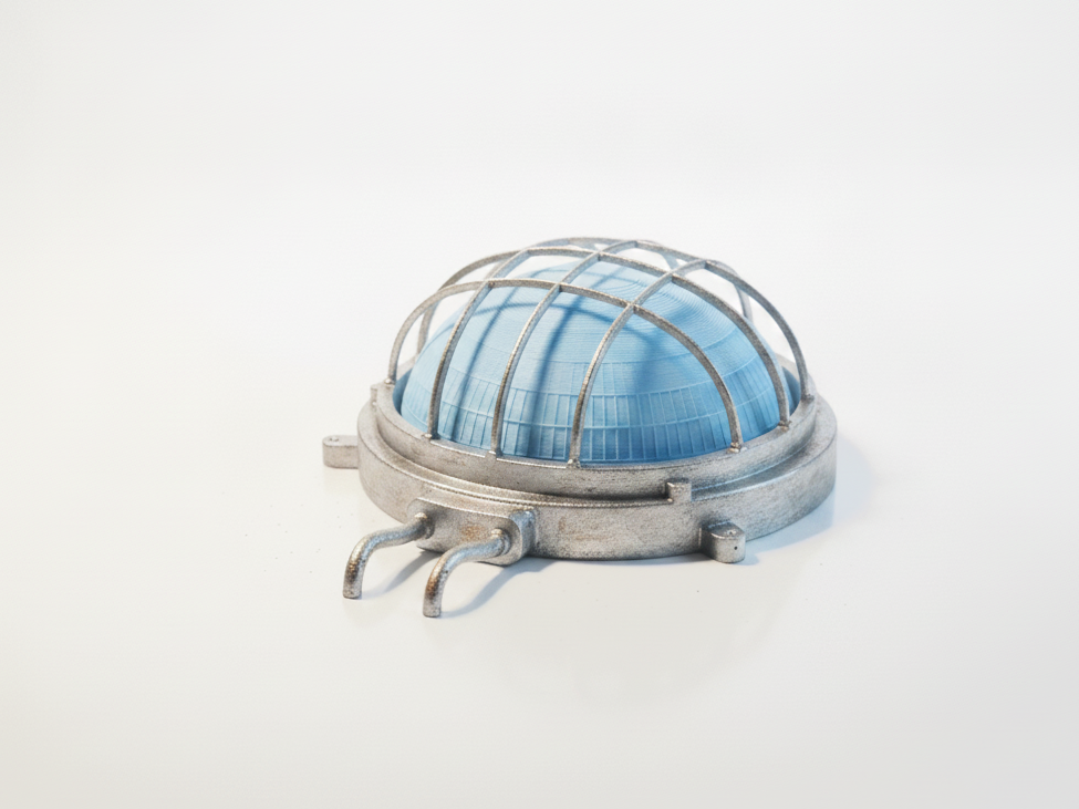 Bulkhead Light Industrial Fixture 3D Printable