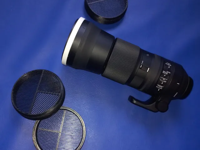 Bahtinov mask for Sigma f=150 - 600 telephoto lens