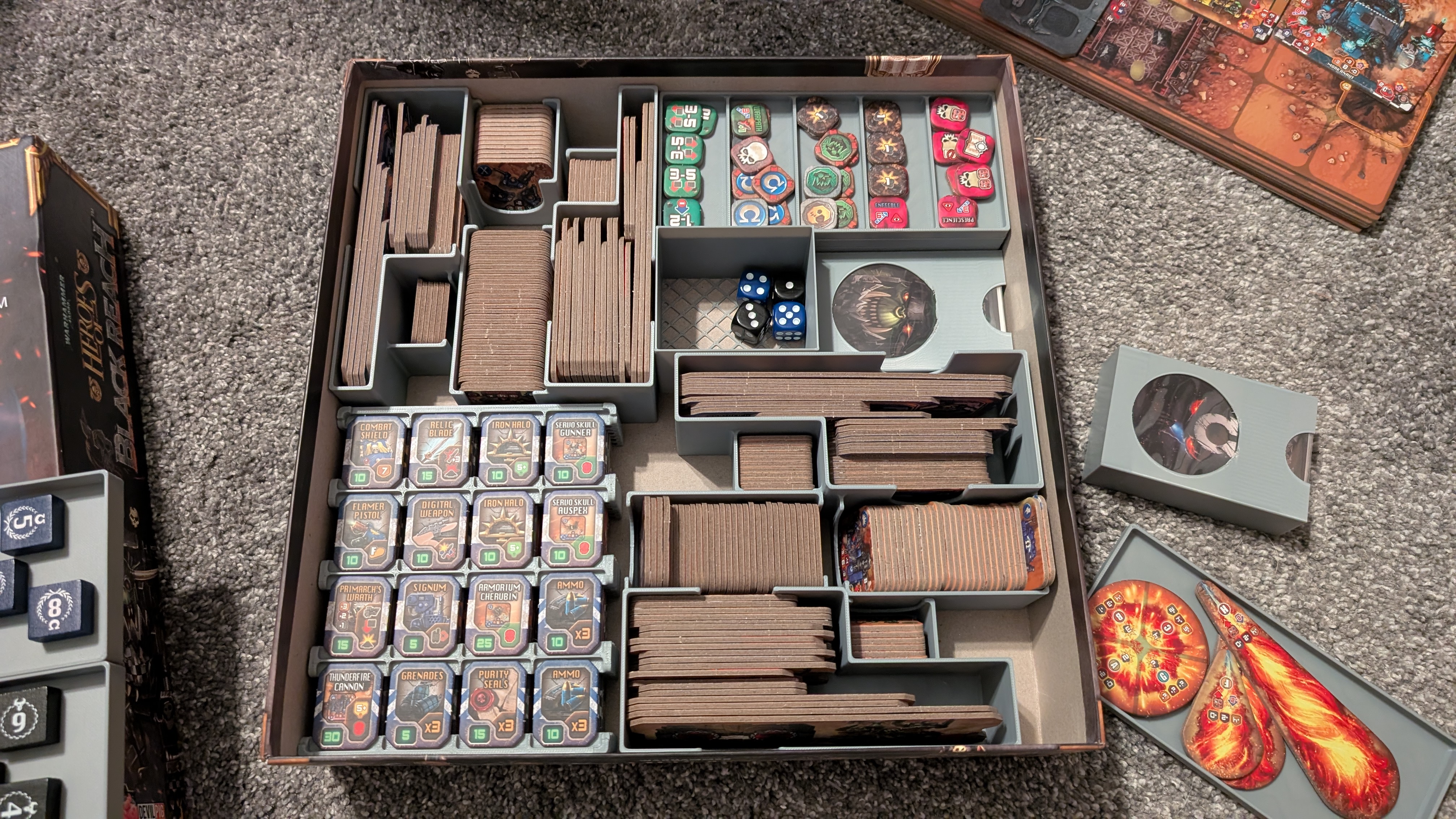 Expansion Pieces for Organizer for Warhammer 40,000: Heroes of Black Reach