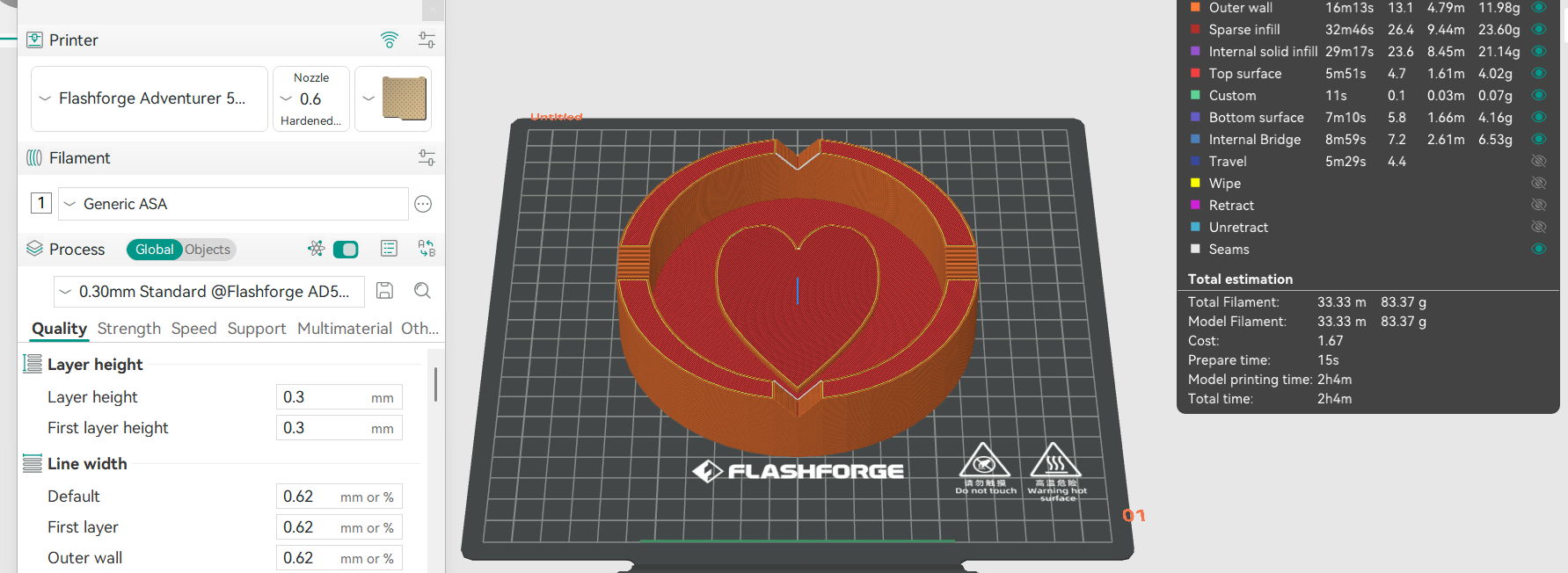 Heart Ashtray
