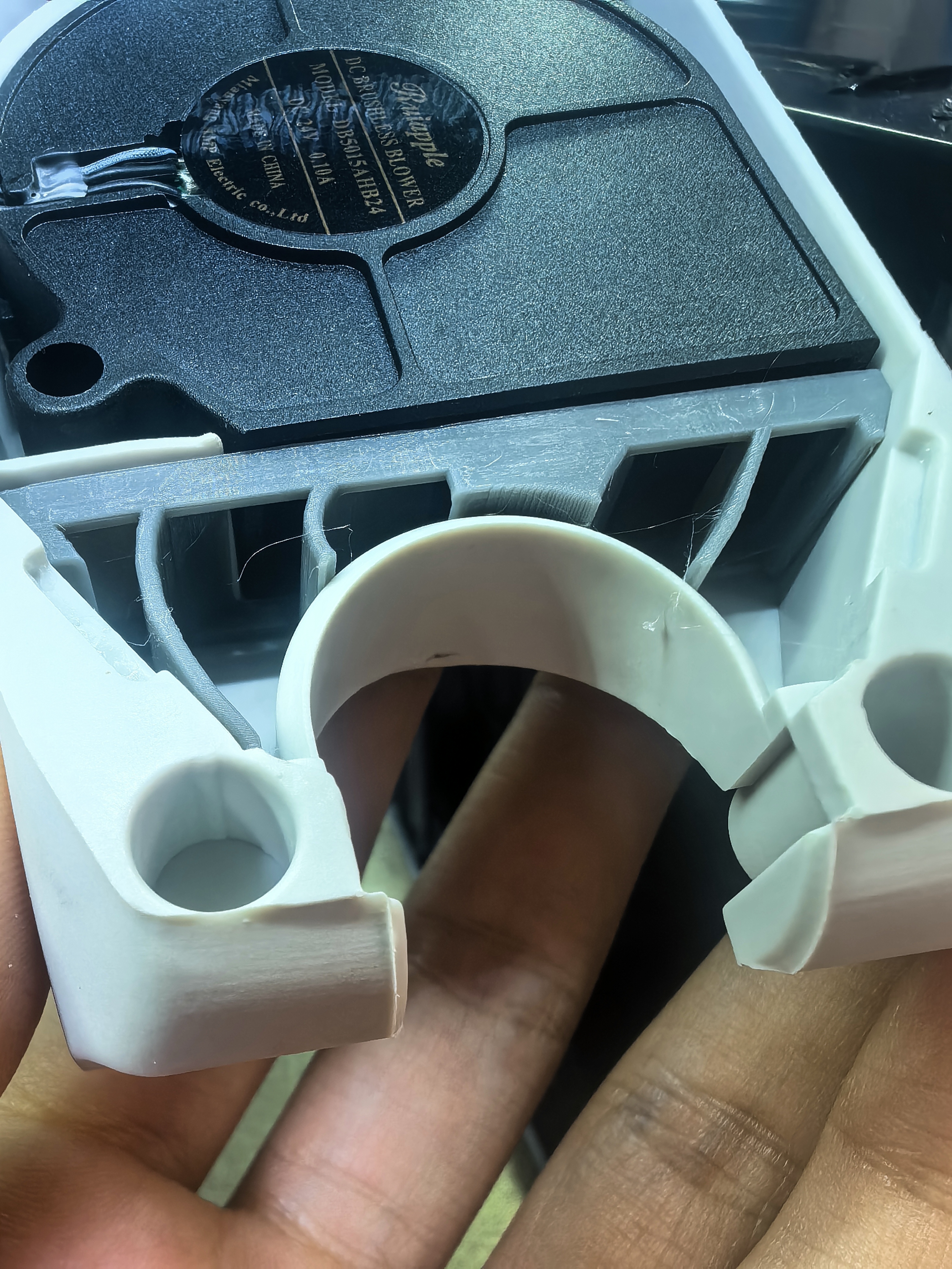 QIDI Q2 Effective Minimalist Fan Duct 2g Easy to Print