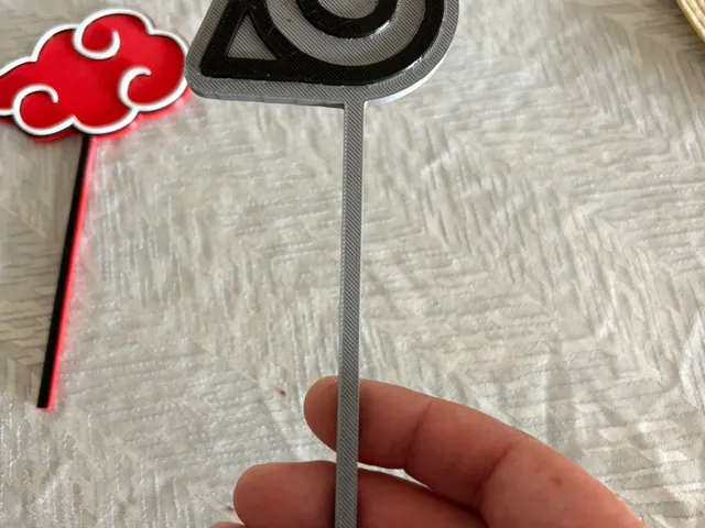 Naruto Konoha symbol topper