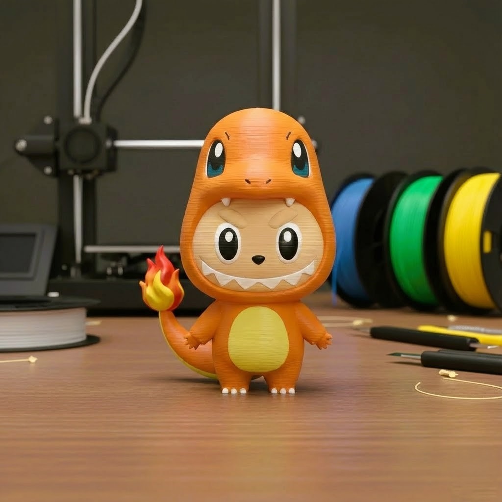 Labubu Charmander - Pokemon