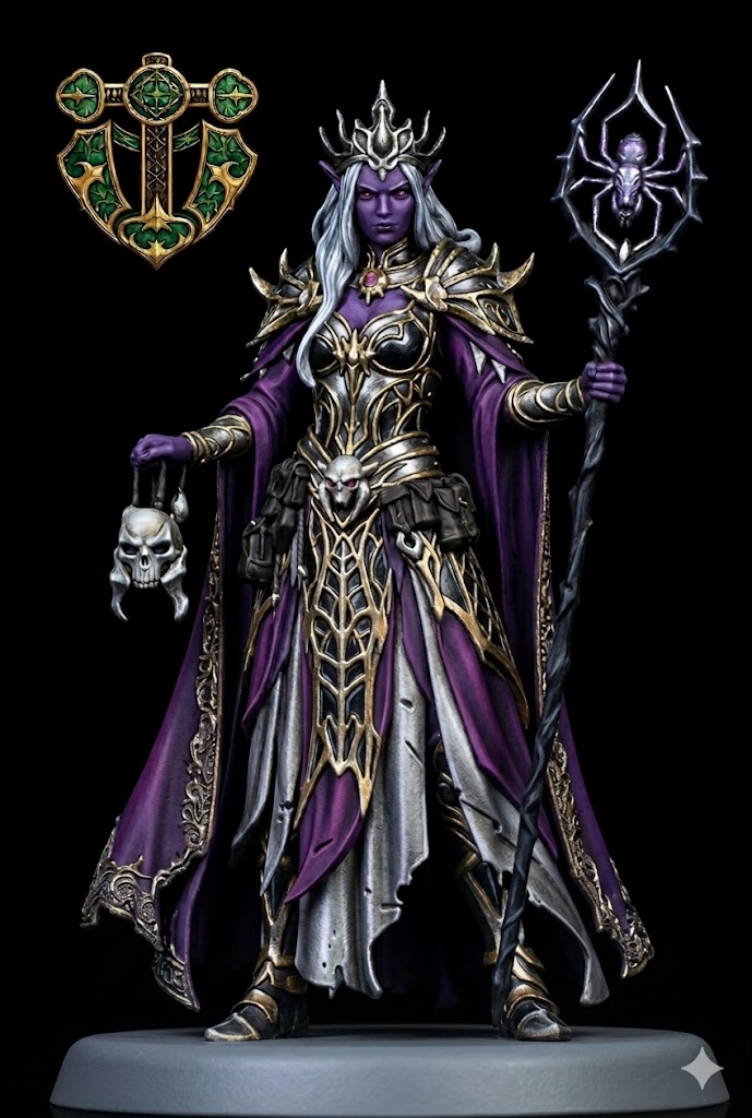 Drow Cleric — miniatura 2