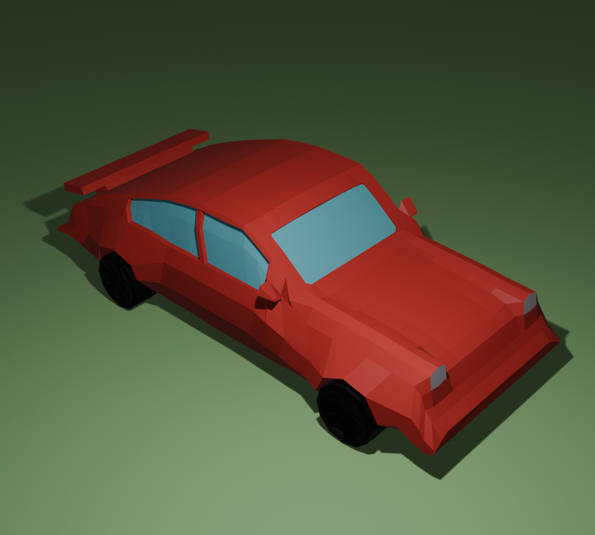 Lowpoly sport car