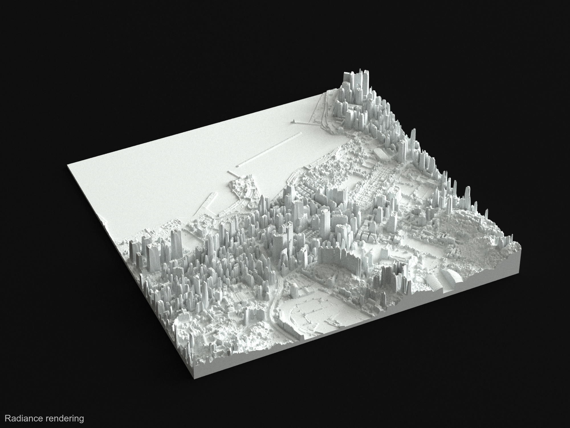 Hong Kong from Lidar - East