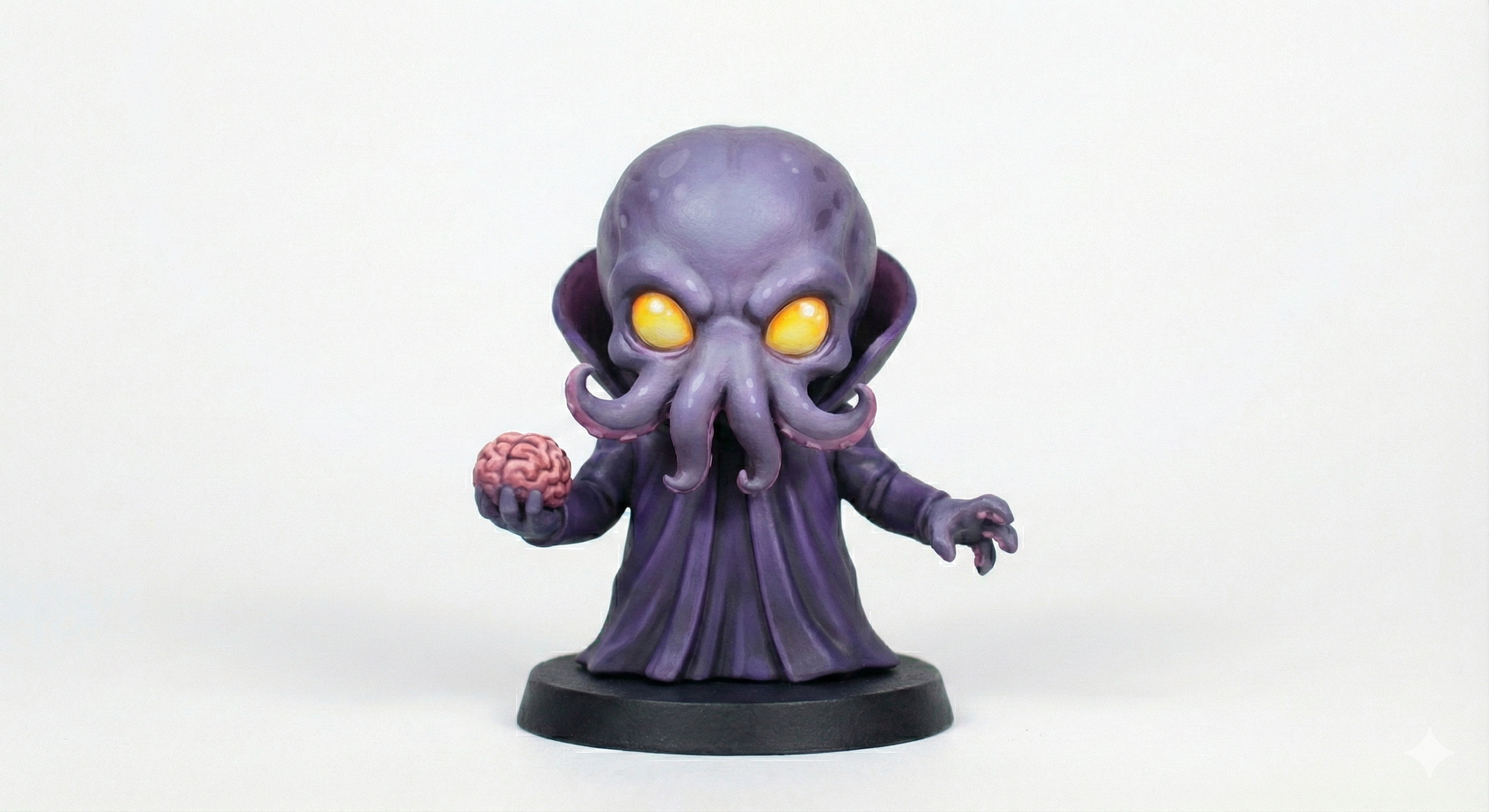 Chibi Mindflyer - Cute Tentacled Miniature for Display and Play