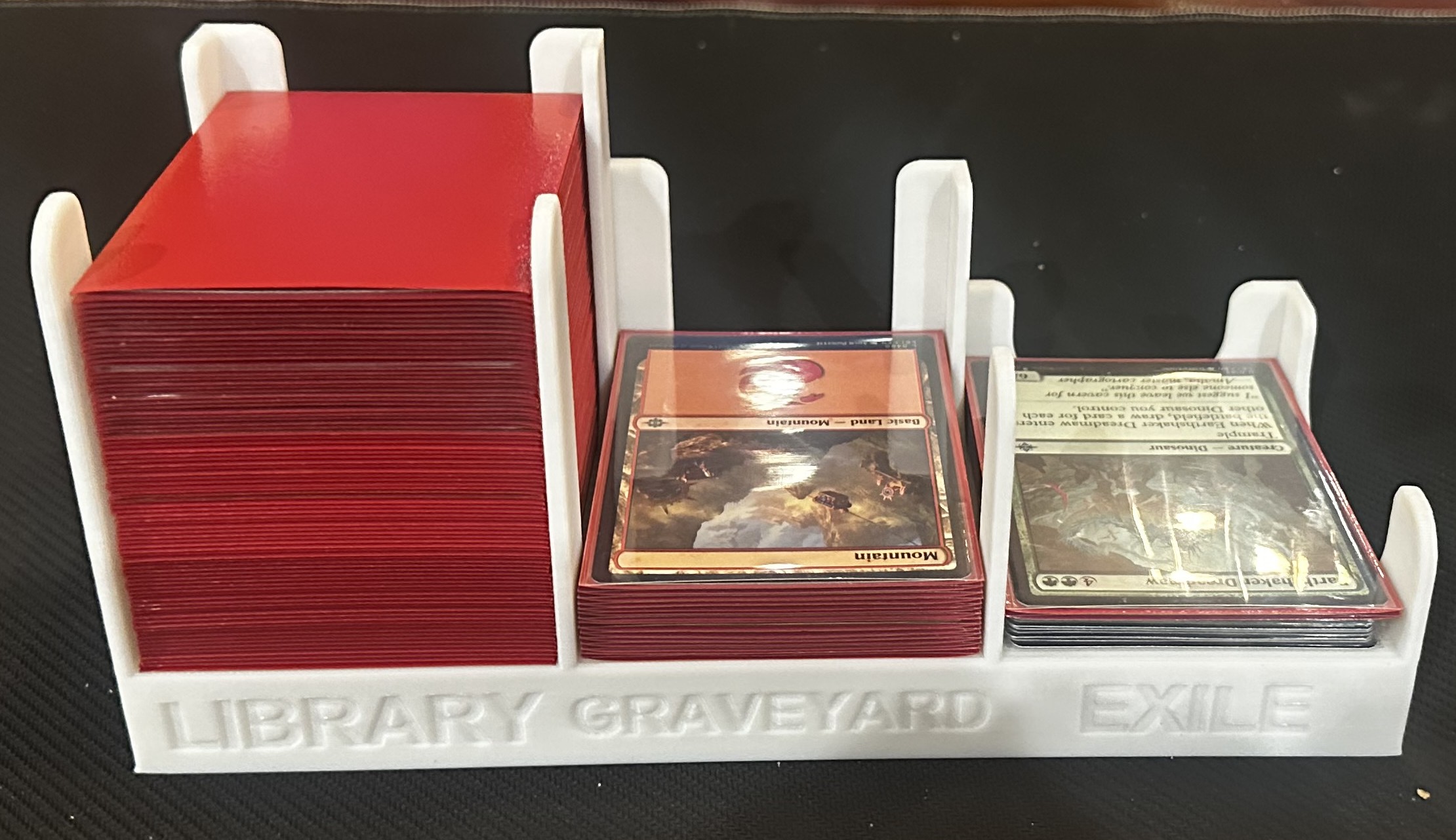 MTG Commander Deck Shoe, Graveyared, and Exile.