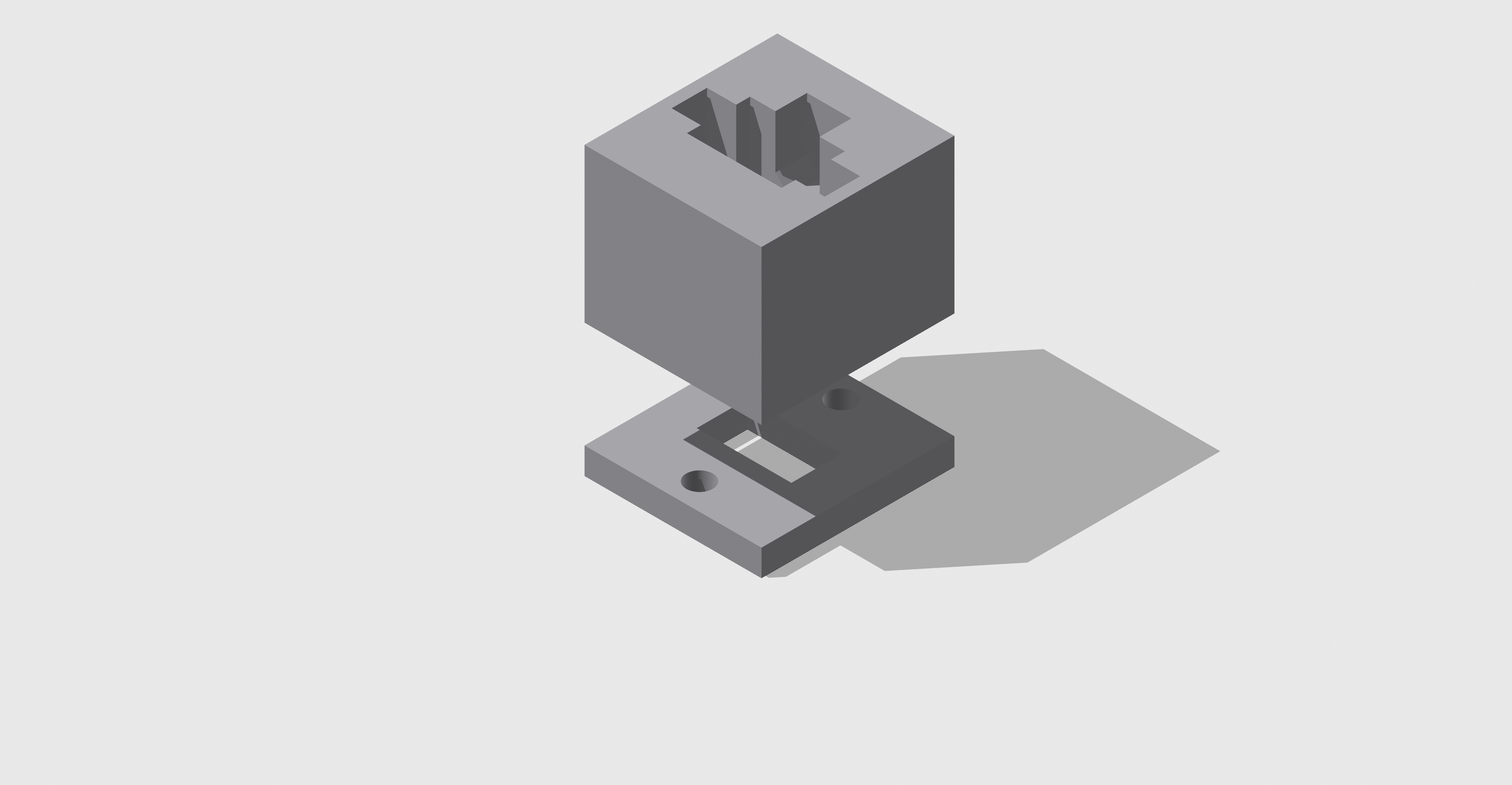 Microfit 3.0 3x2 connector mount