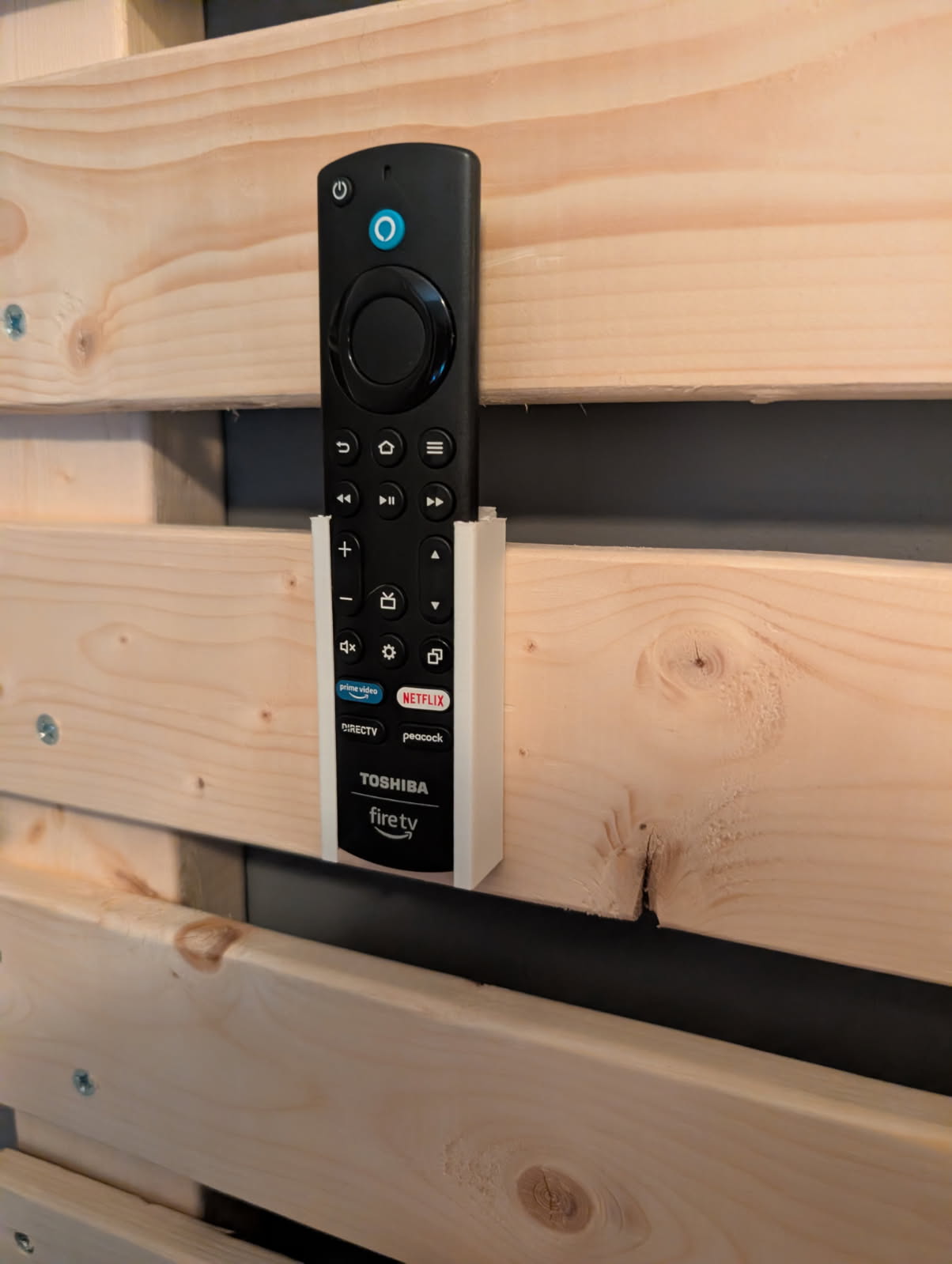 Toshiba FireTV remote holder