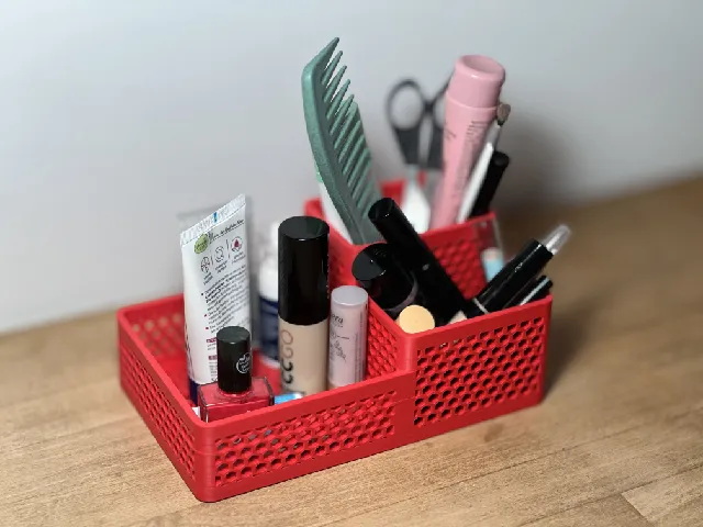 Hexagon makeup organizer