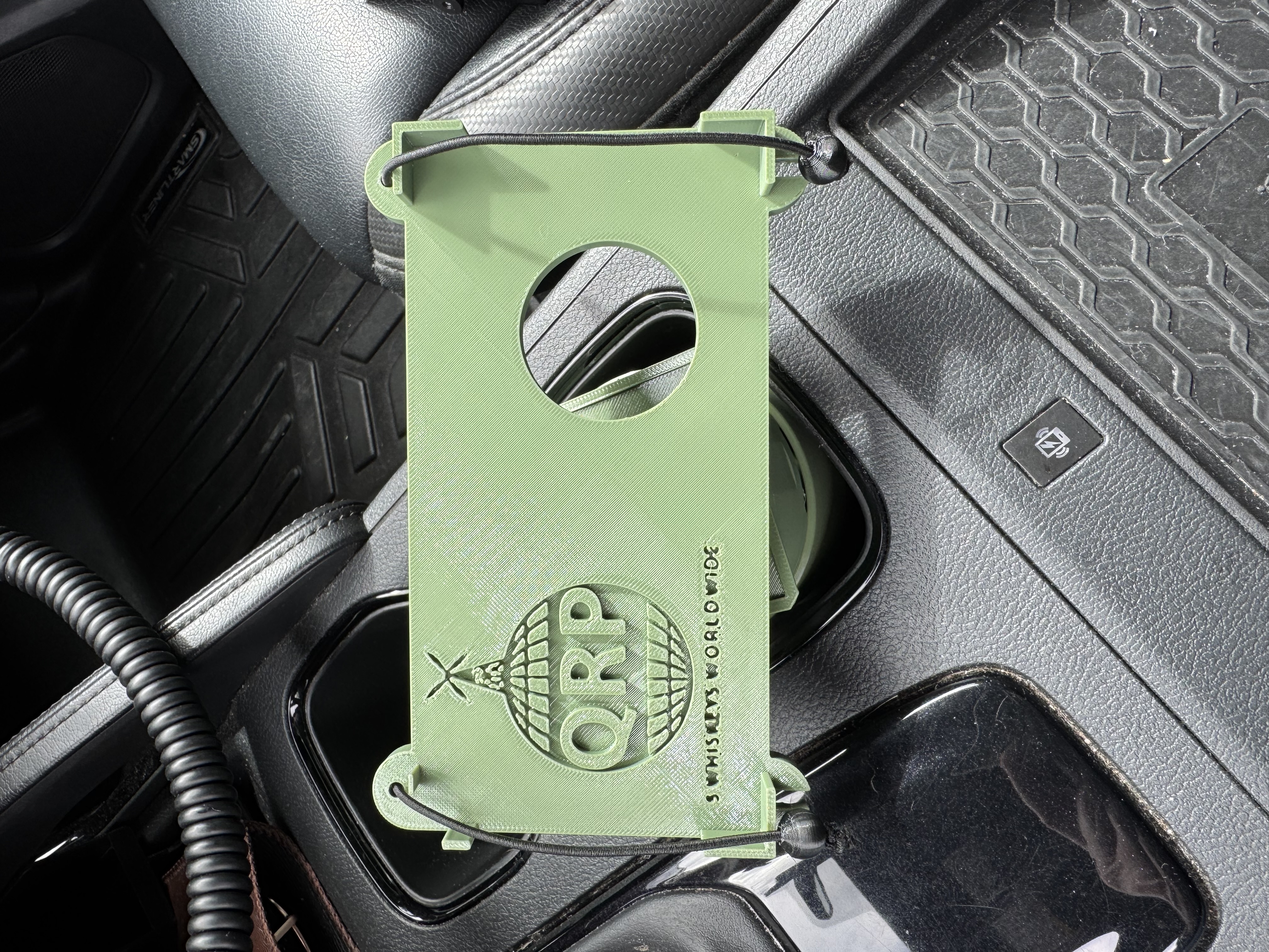 KX2 POTA mobile car mount