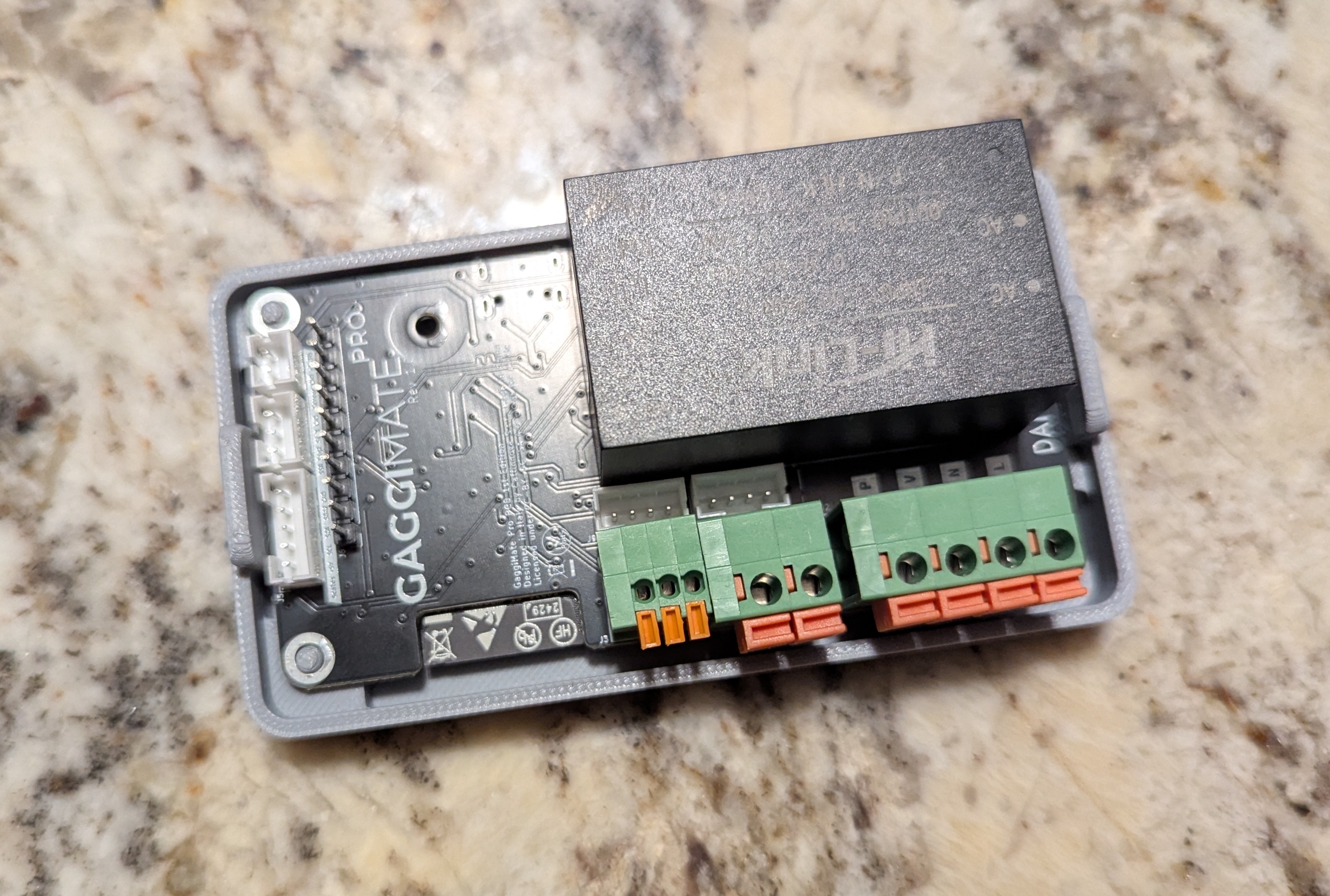 GaggiMate Pro PCB Bottom (Magnets and button hole) Remix