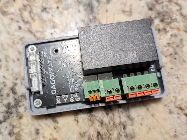 GaggiMate Pro PCB Bottom (Magnets and button hole) Remix