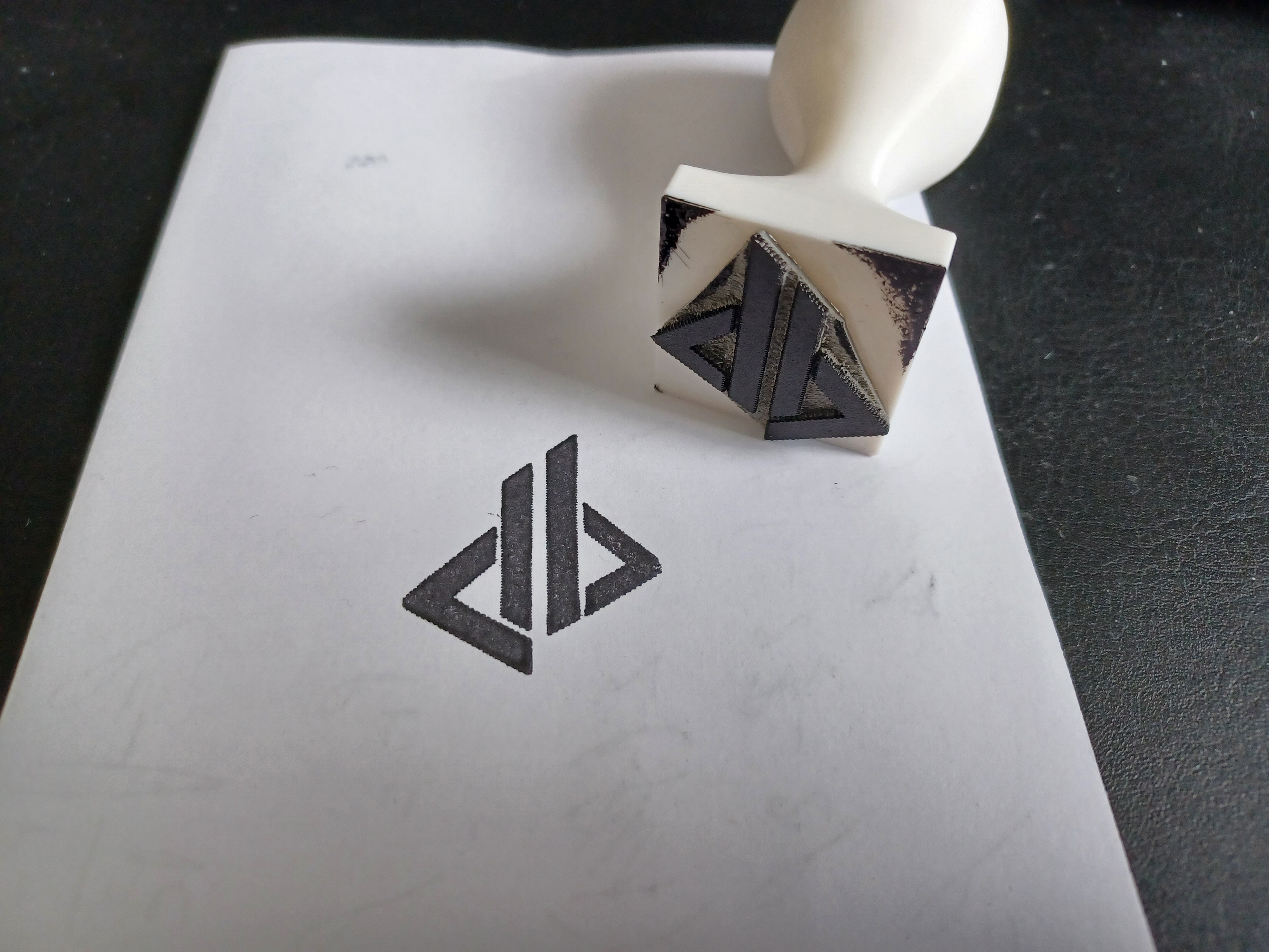 Simple stamp handle