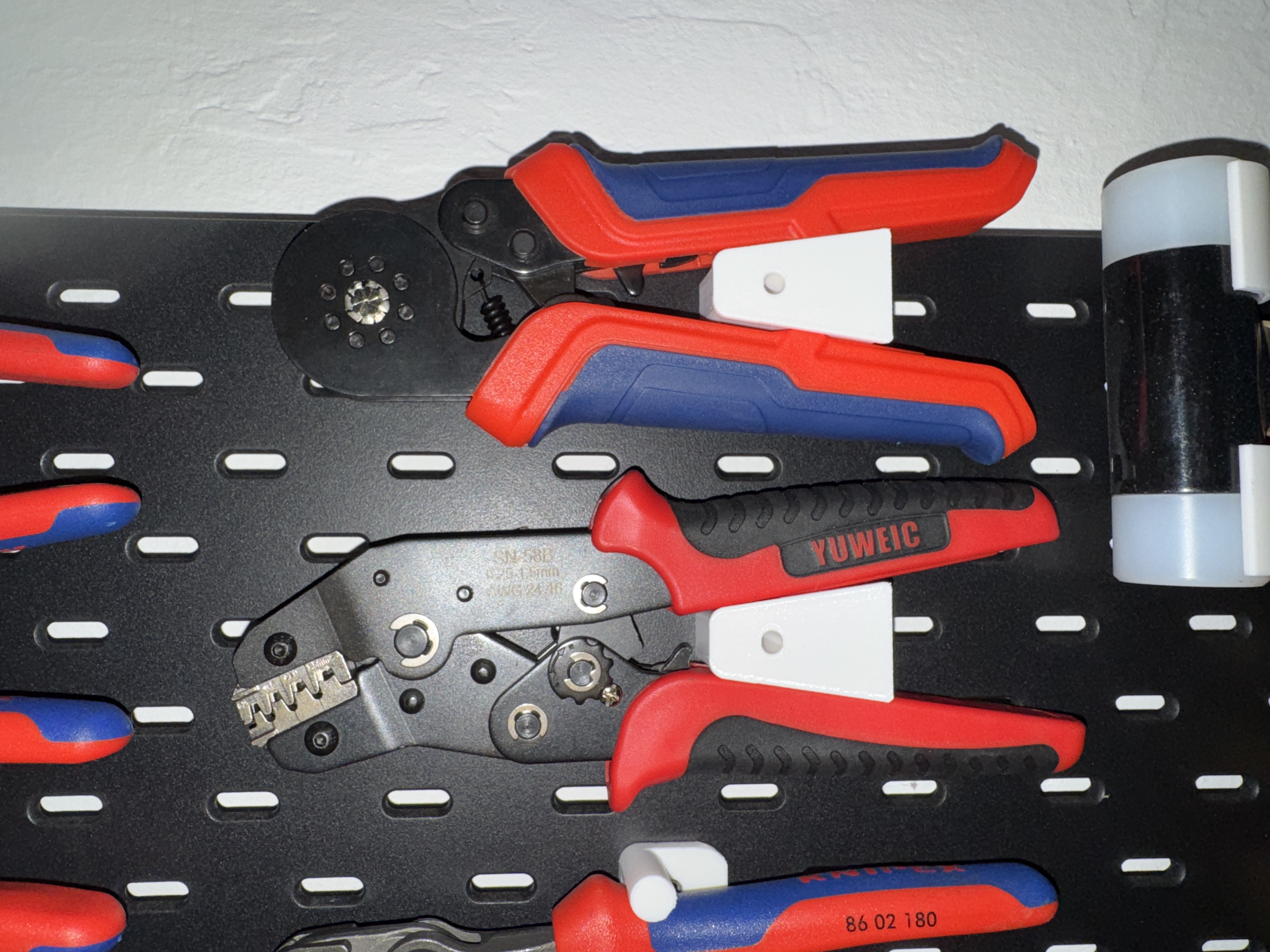 Simple holder for JST / Ferrule Crimping Pliers