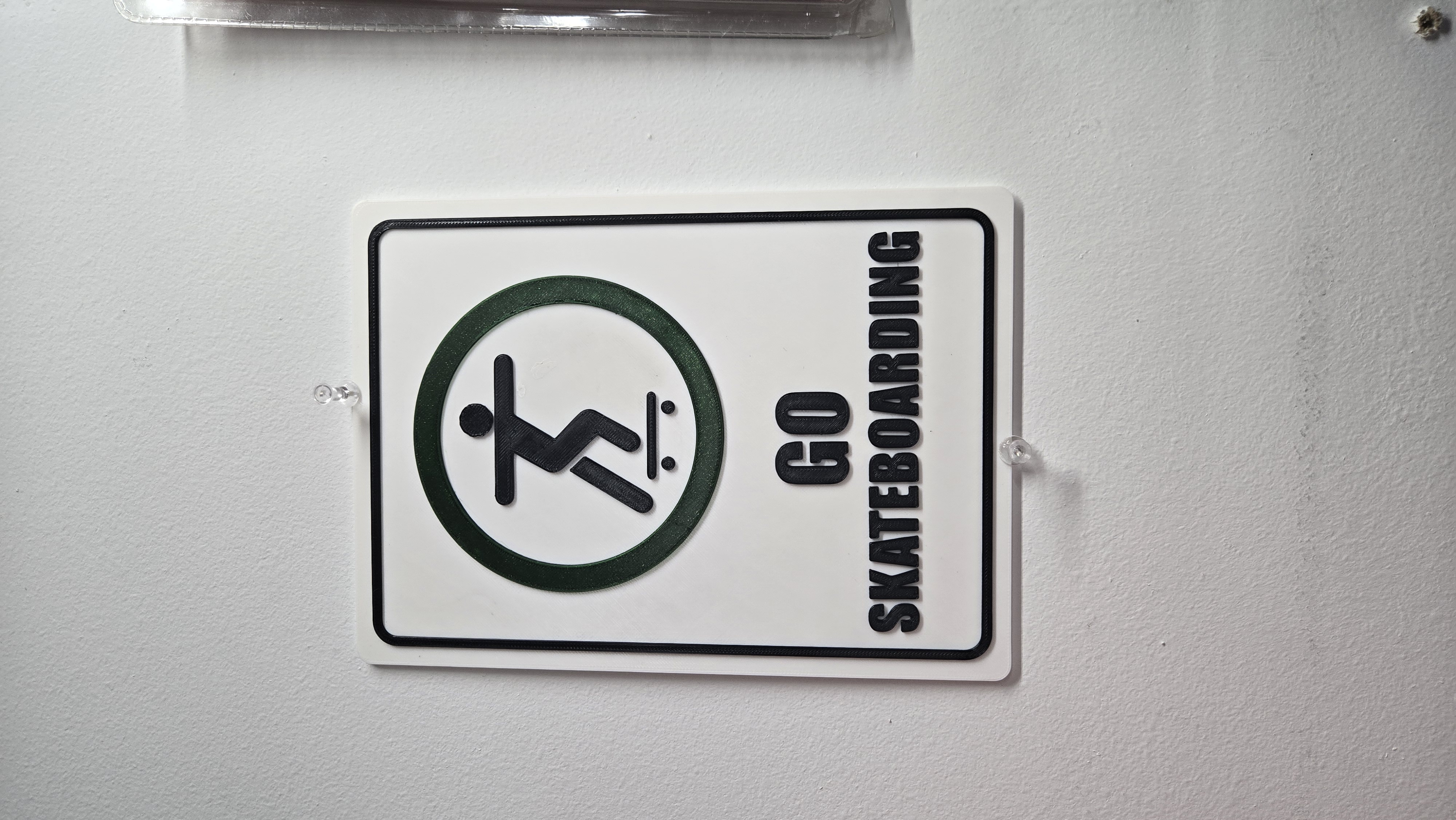 Go Skateboarding Sign