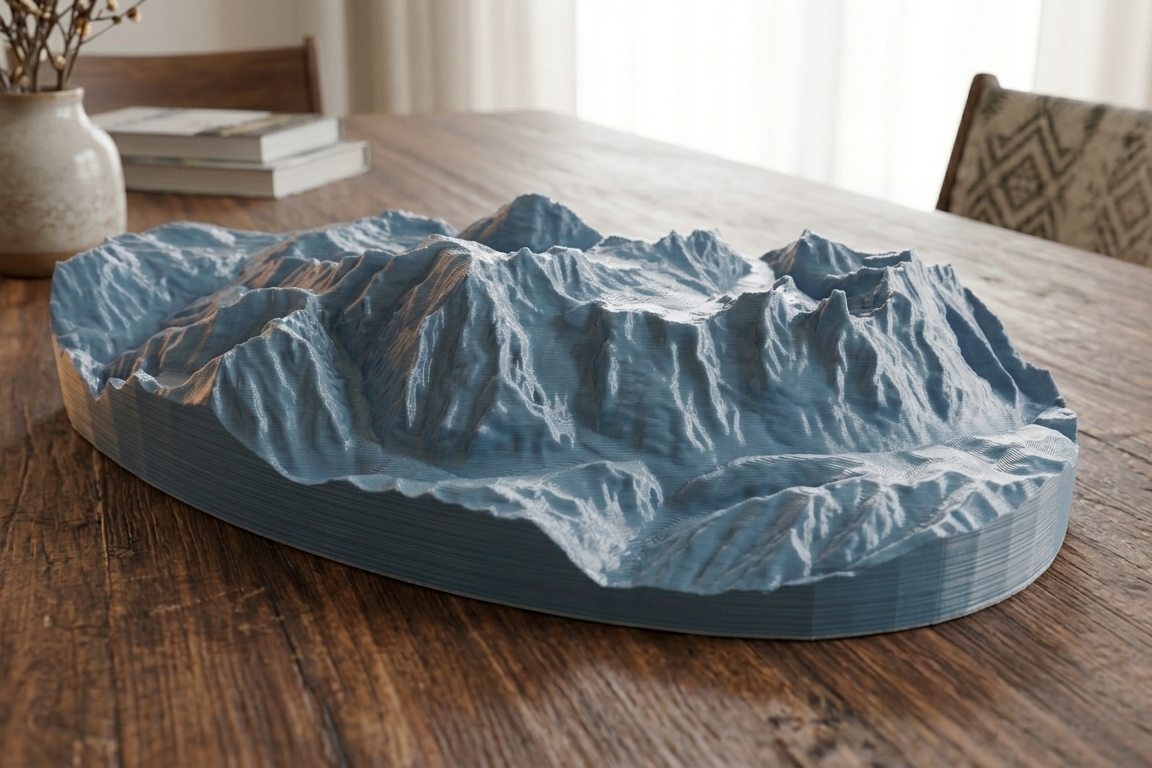 Monte Bianco Mont Blanc model