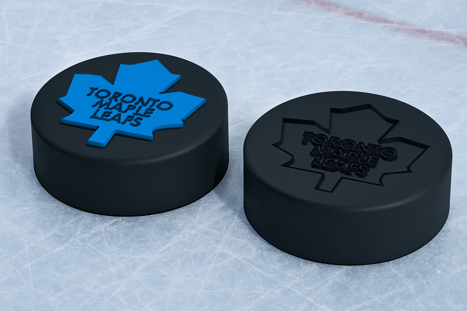 Toronto Maple Leafs Classic 1970-2016 NHL Hockey Puck Logo