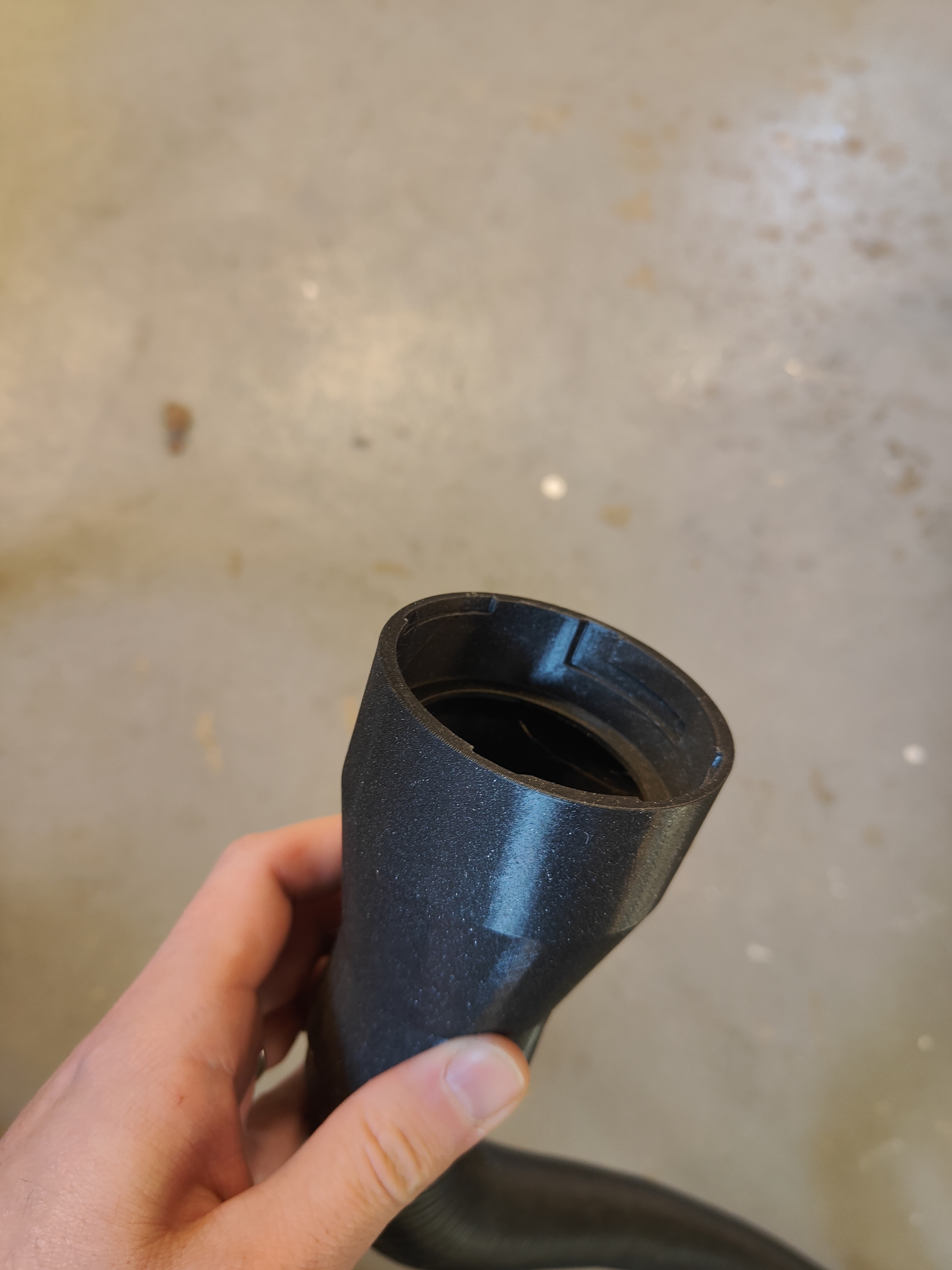 AEG EX 125 orbital sander to Kärcher adapter