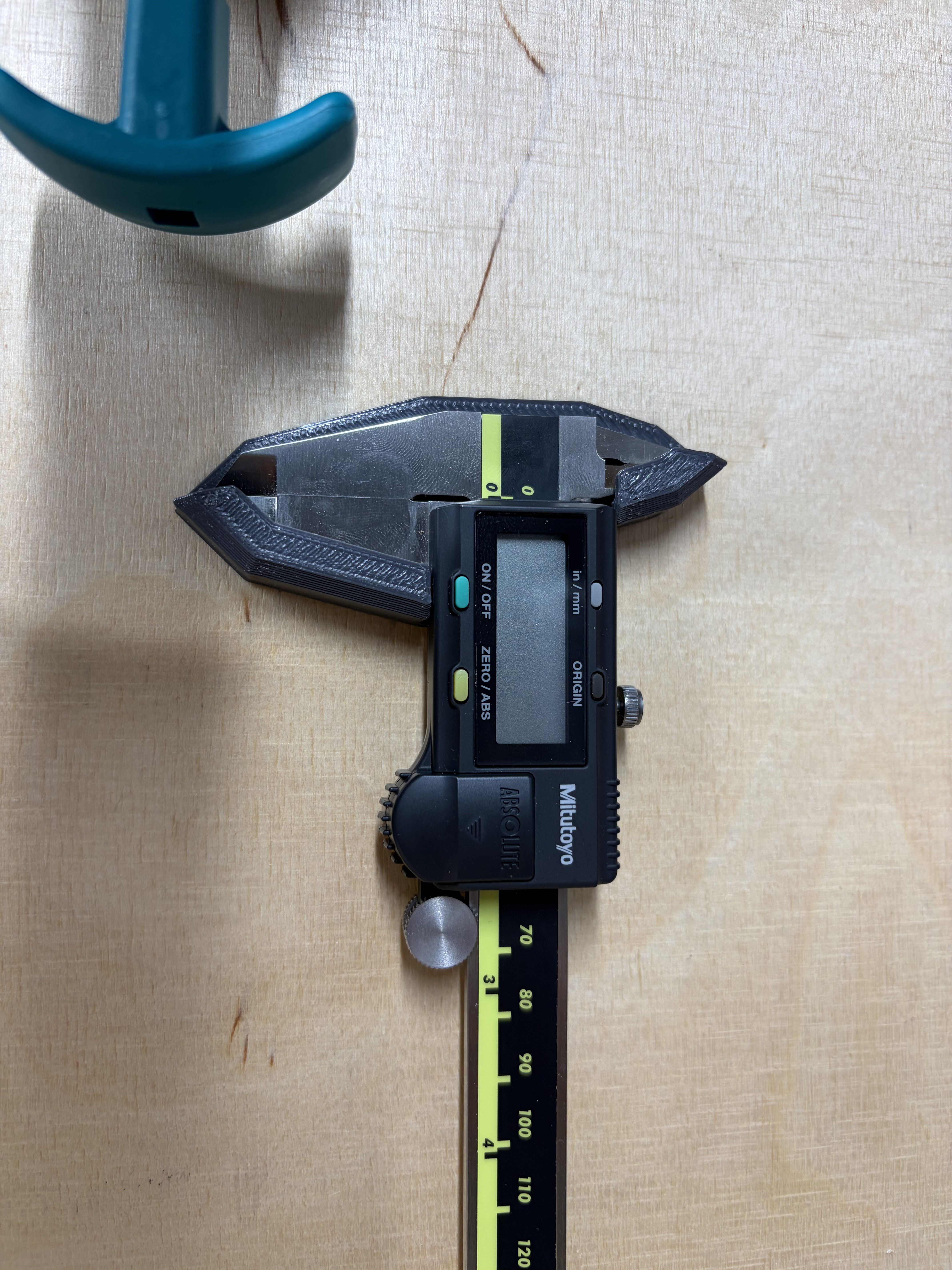 Mitutoyo Caliper Holder with Countersunk Holes (Remix)