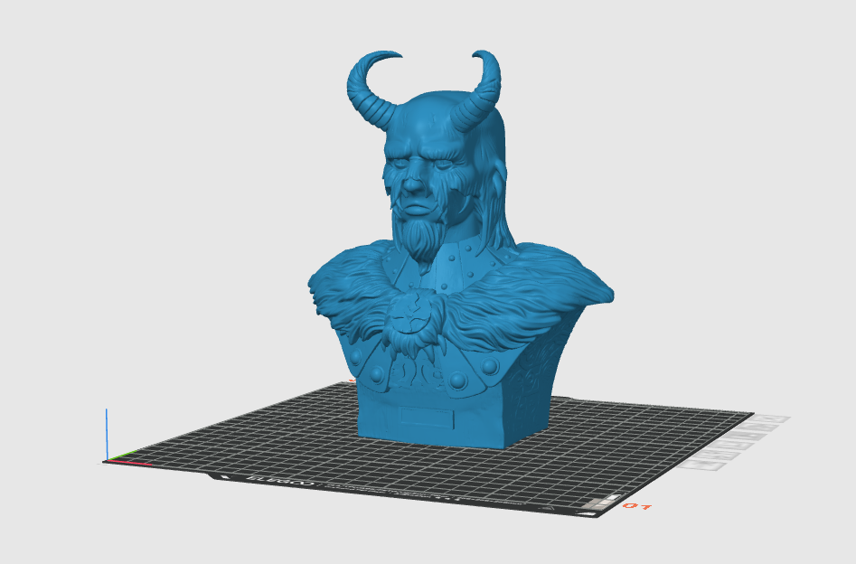 LOKI Bust statue Nordic God