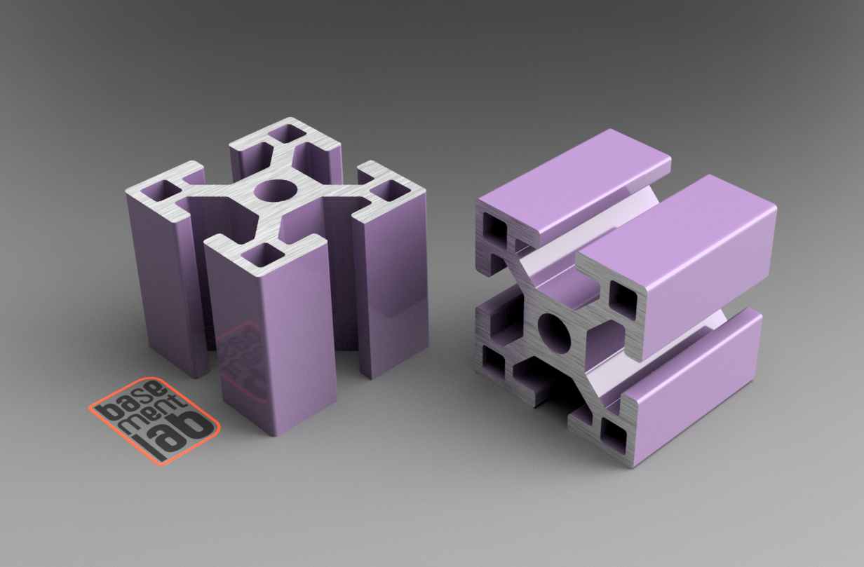 5050 T-Slot Extruded Profile - Parametric