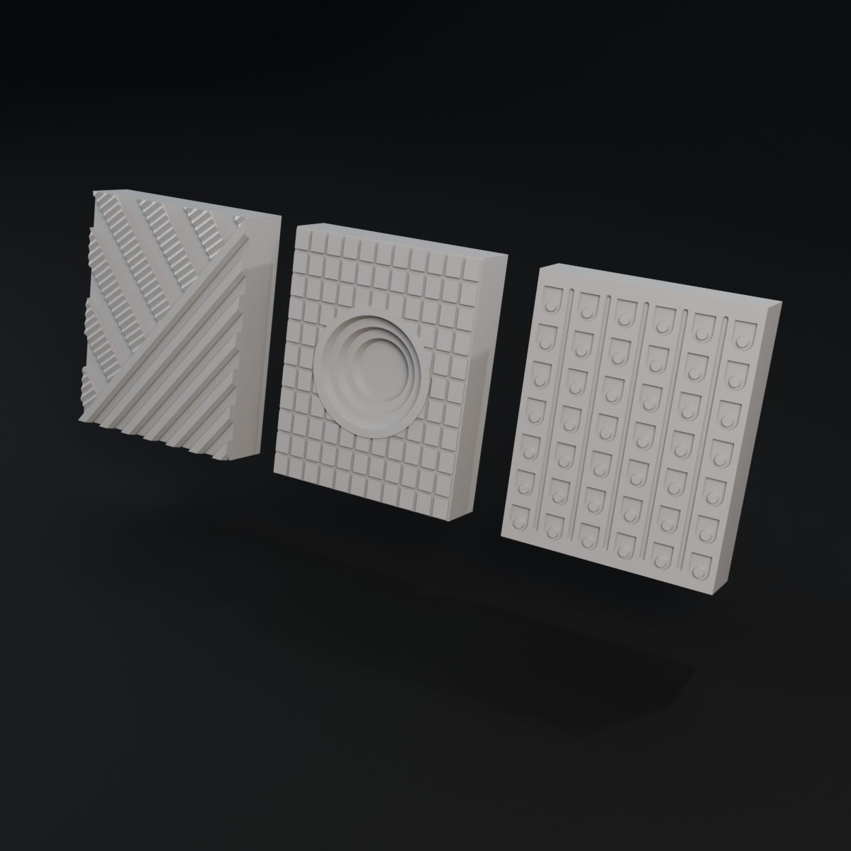 Concrete wall art collection