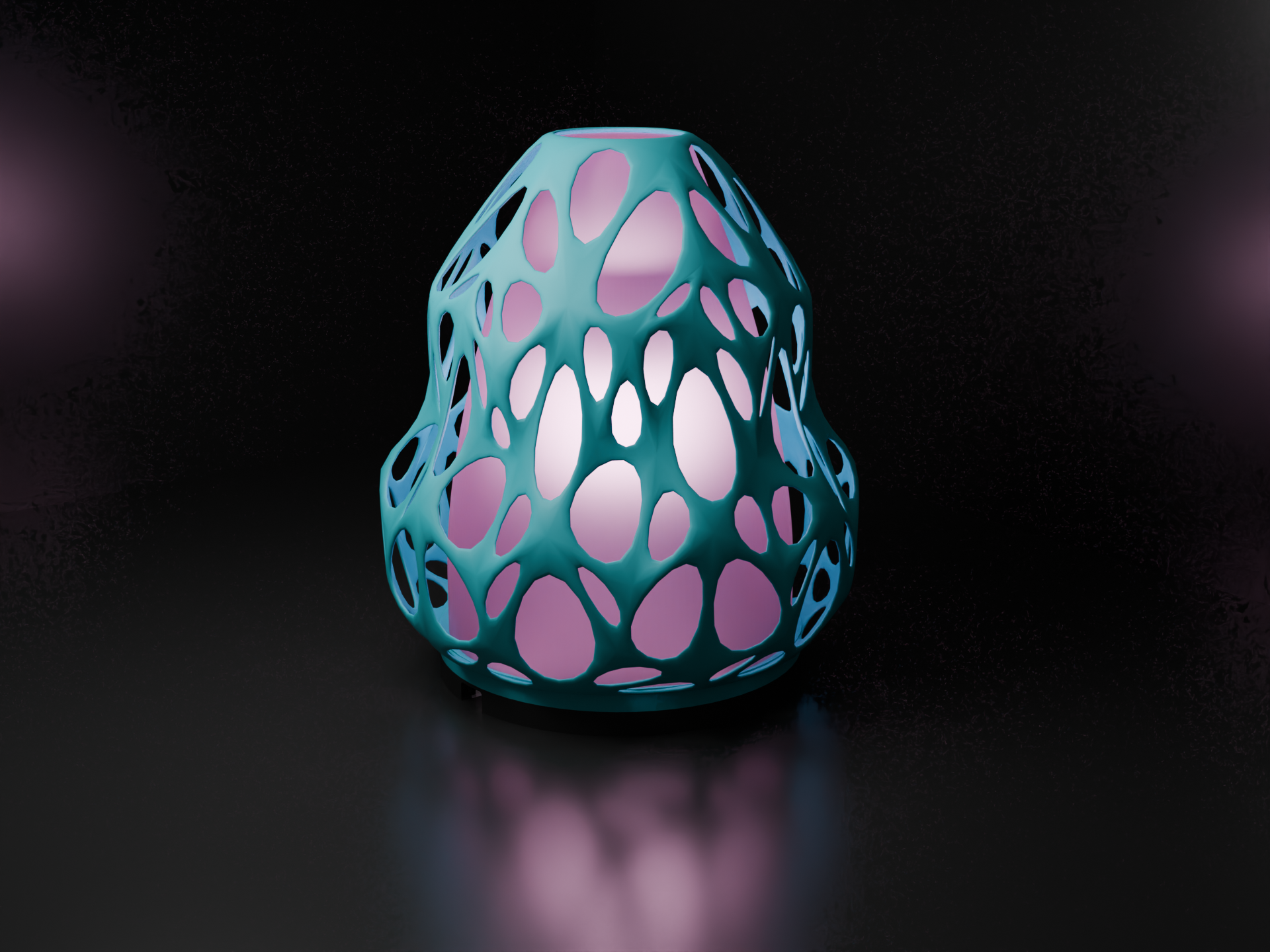 Voronoi LED Table Lamp Shade – Wemos D1 Mini + LED Strip