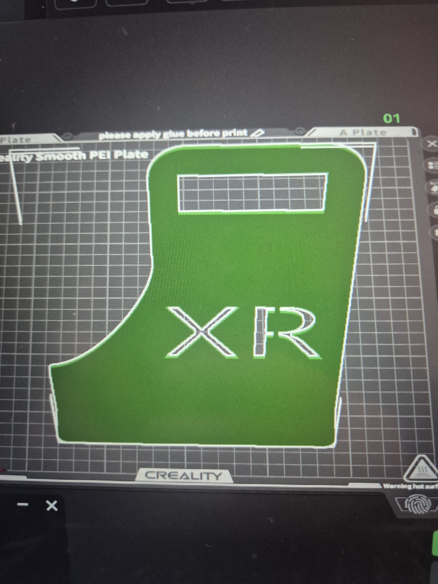 Onewheel XR footholds Template