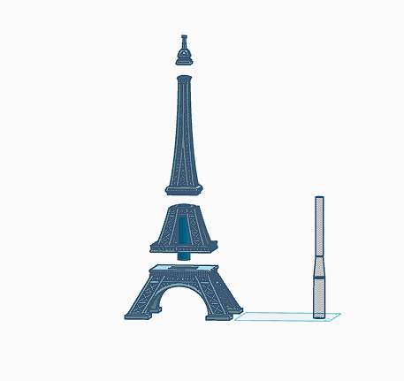 LED Lighted Eiffel Tower — miniatura 3