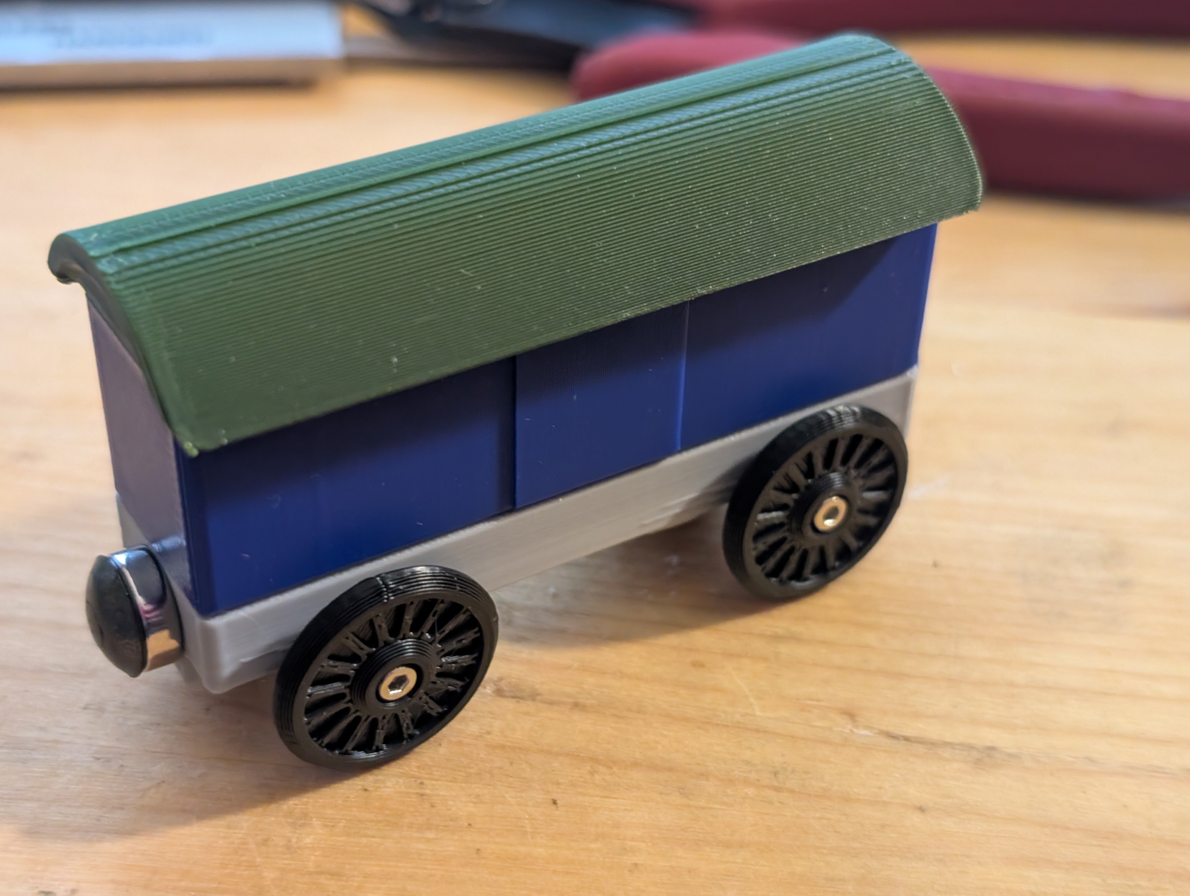 Box Car and Flat Car - Brio Compatible Train Cars