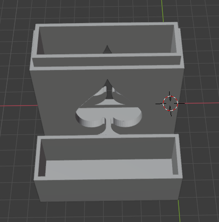 Playing card box