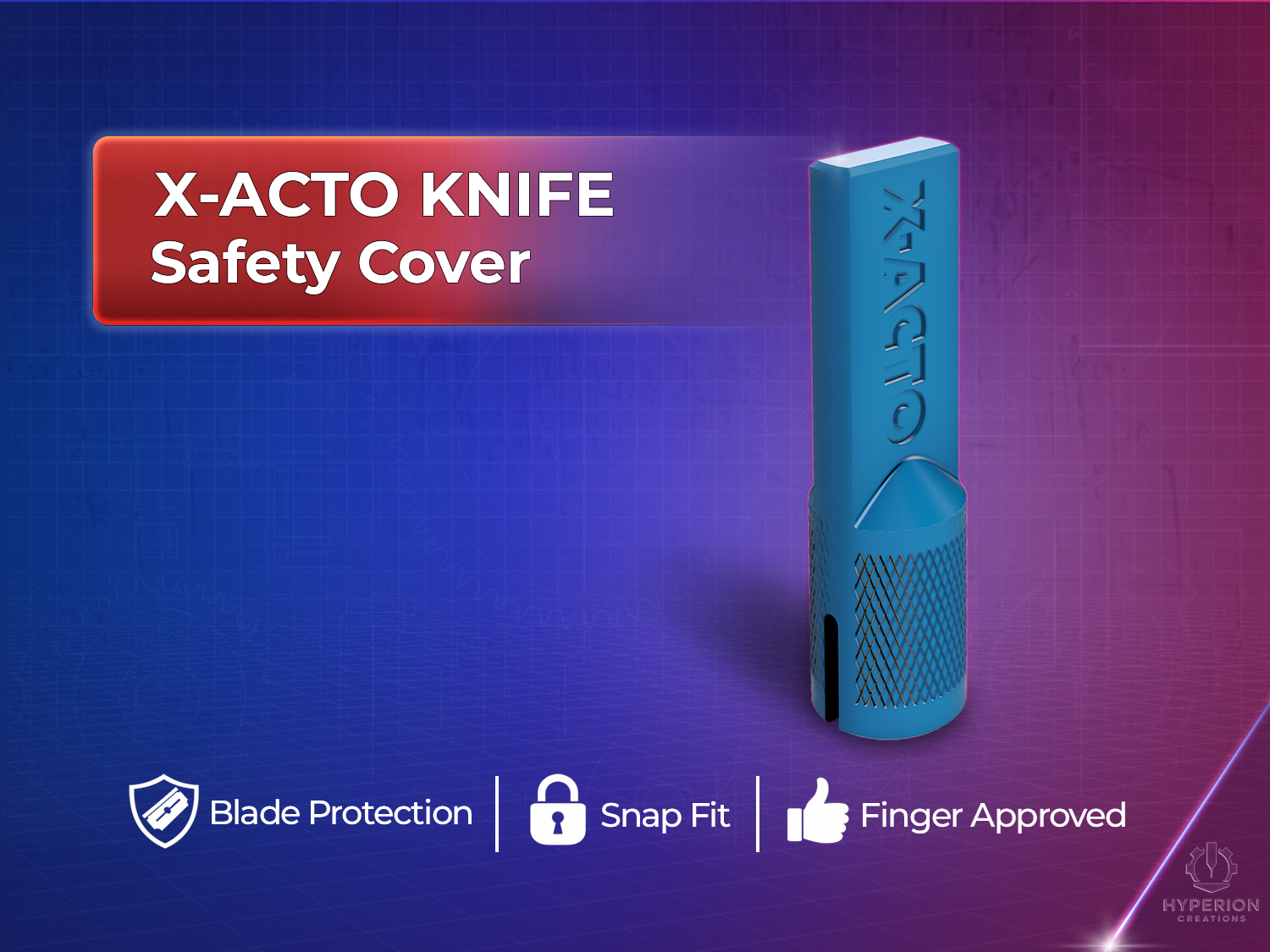 Xacto Knife Blade Safety Cover