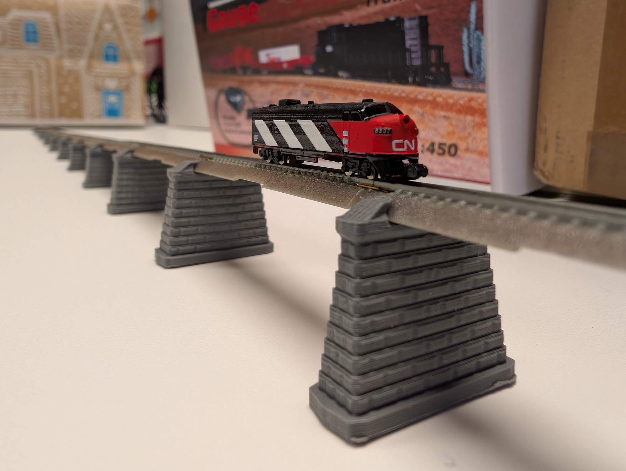 TGauge Train Track Piers - Gradual Incline (1st draft)