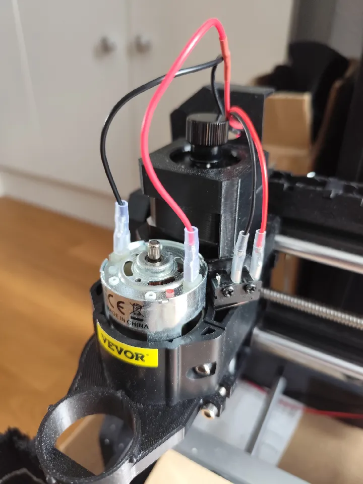 CNC 3018 VEVOR Z End Stop on drag chain Xaxis by Florent Conty