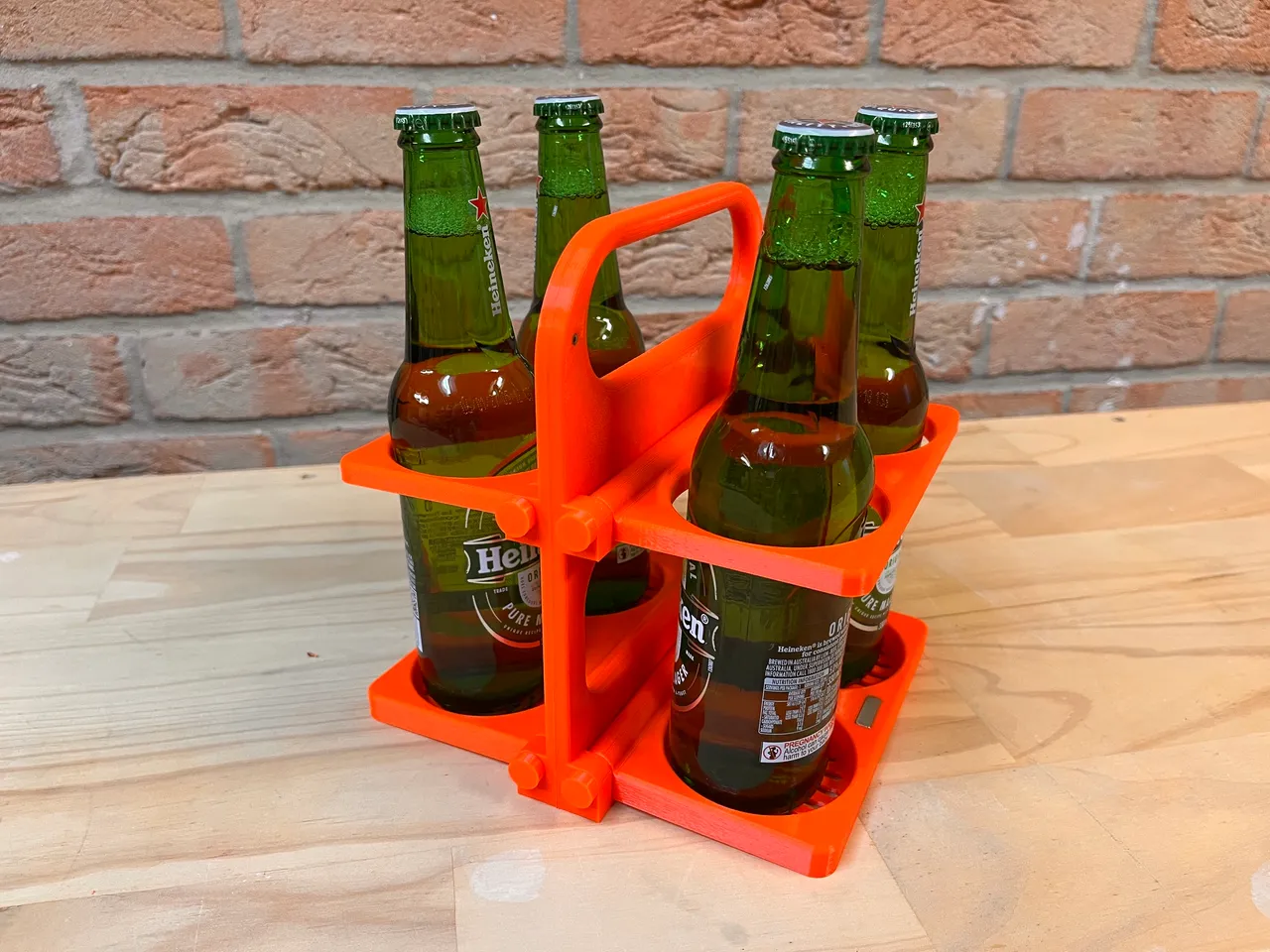Foldable Drinks Carrier by HumblePrinter | Download free STL model