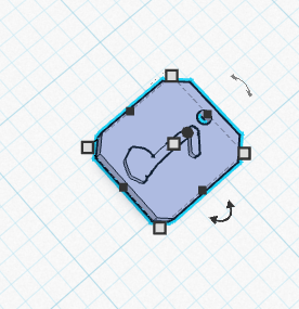 key for keychain ( music note)