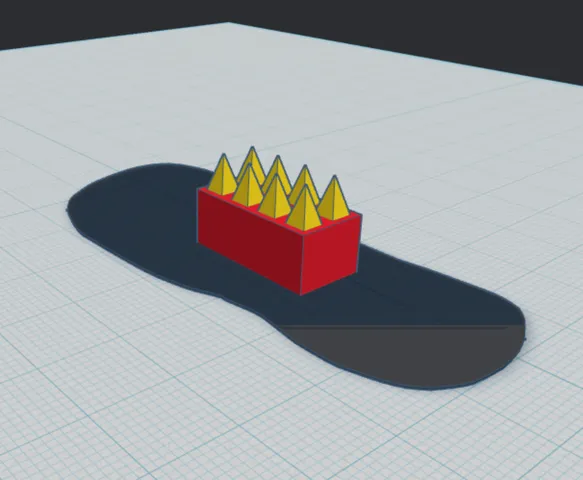 Horrible lego brick shoe insert of pain and agony