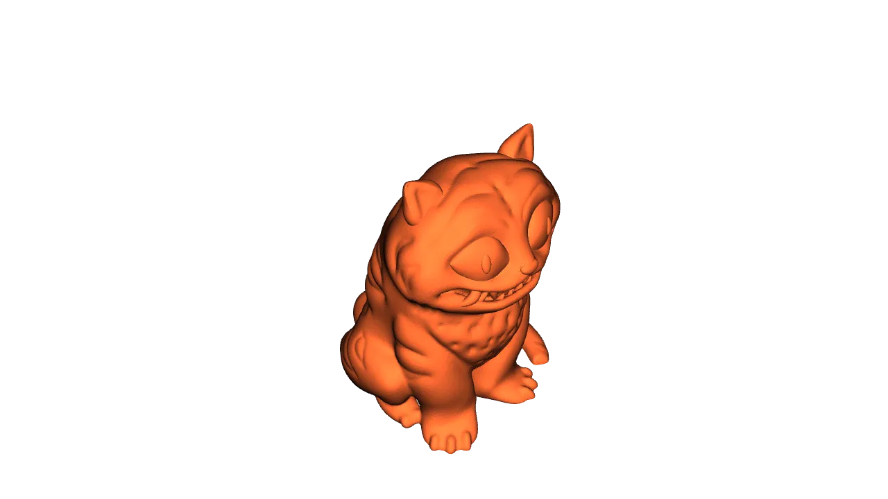 Derpy Tiger model preview