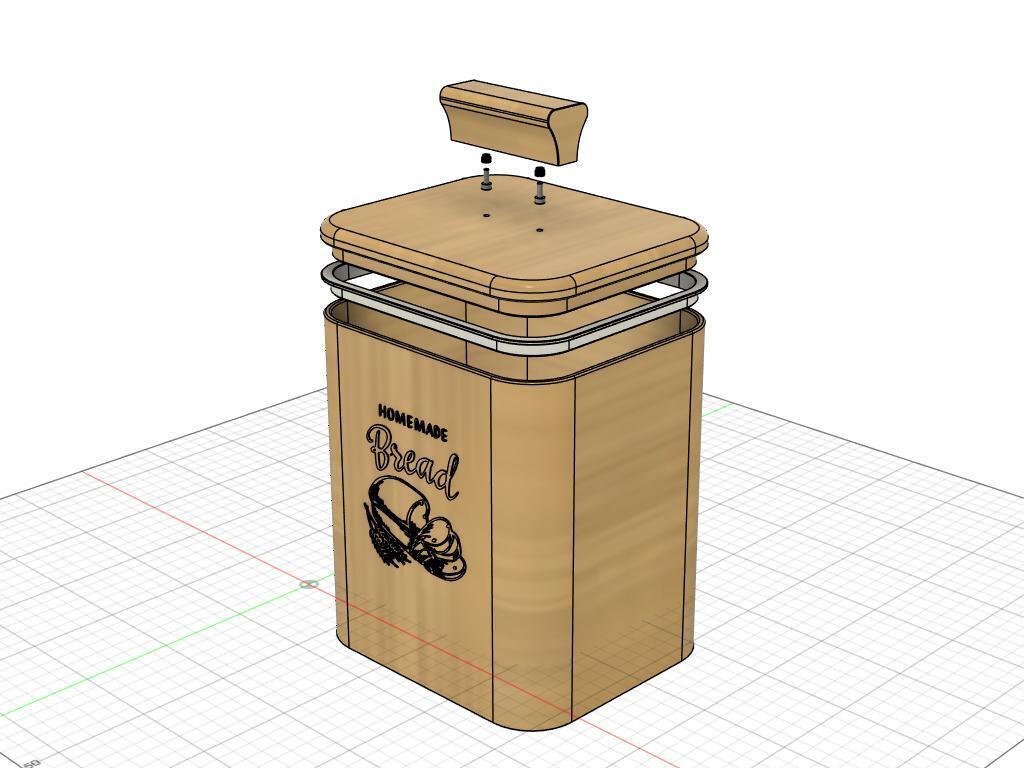 Small Bread Bin for Homemade Loaves