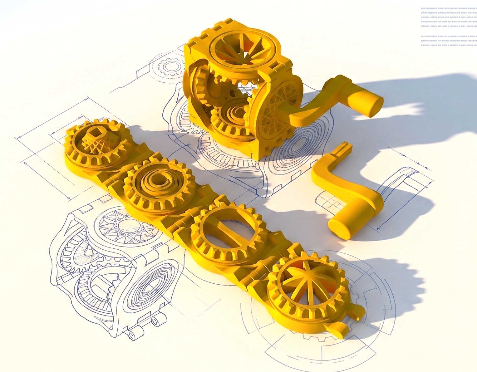 Foldable Gear Fidget Toy / Print-in-Place Test Print