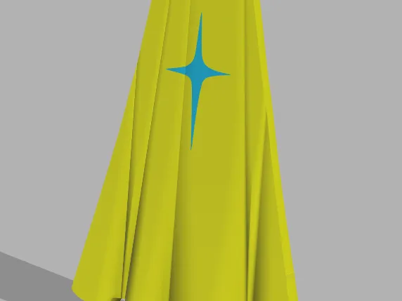 Dispatch Bathroom Yellow Cape 3D Wall Art