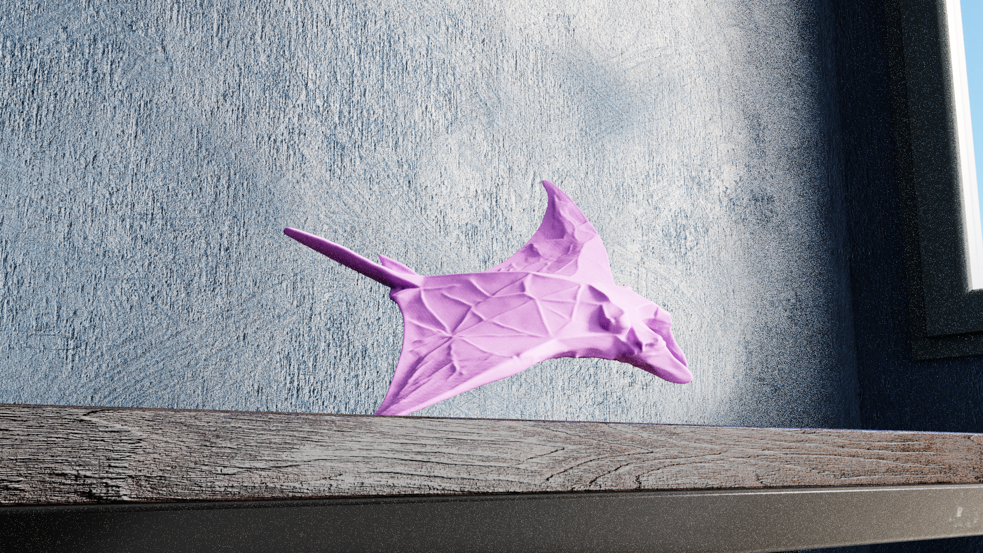 Low Poly Manta Ray — miniatura 4