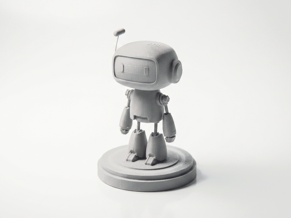 Friendly Robot Figurine Fantasy 3D Printable