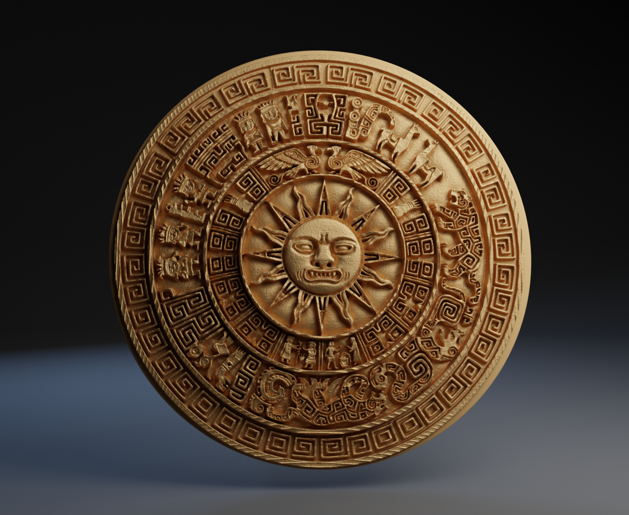 Qoricancha Sun Disk