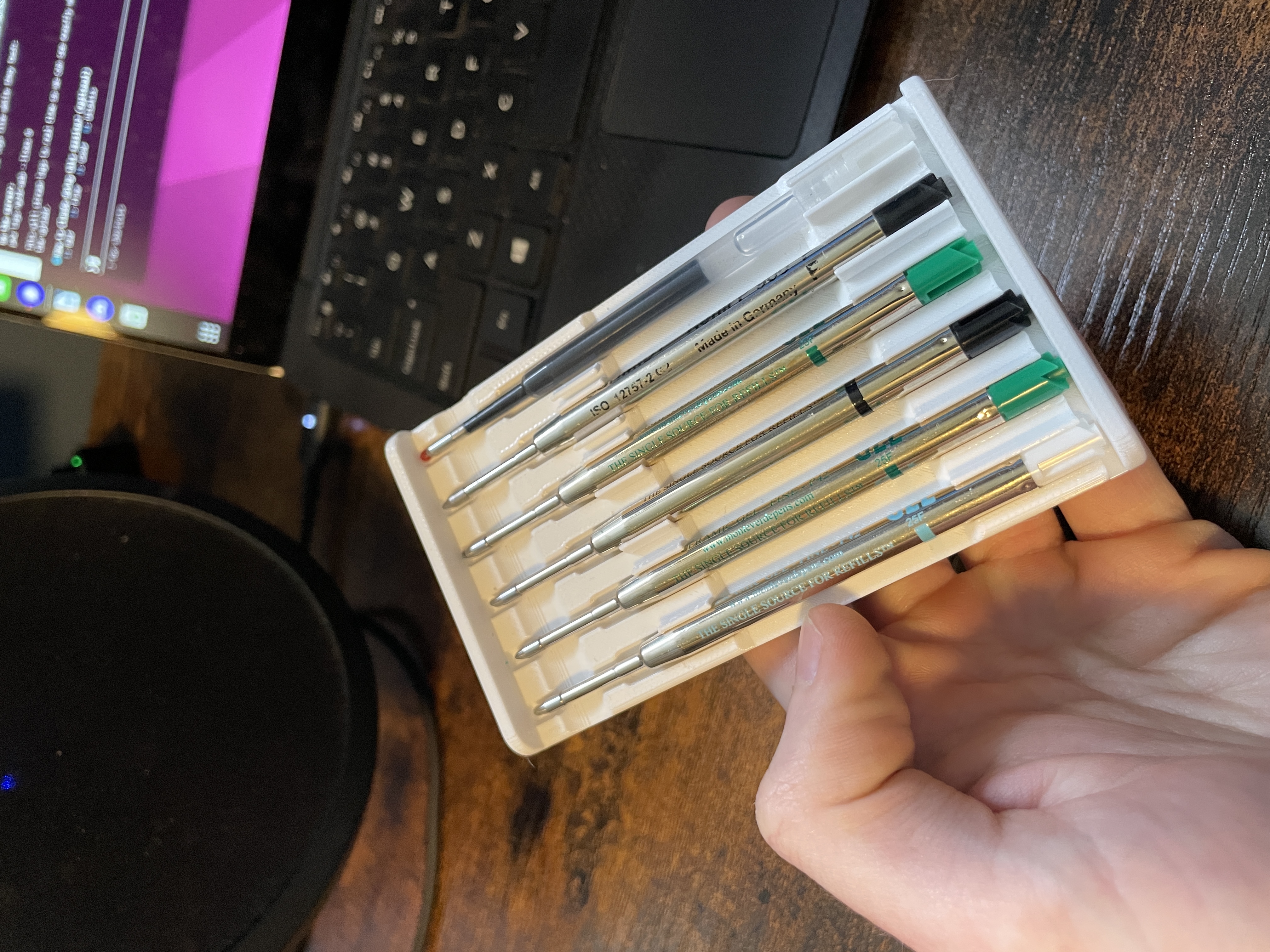 Parker Pen Refill Holder x6