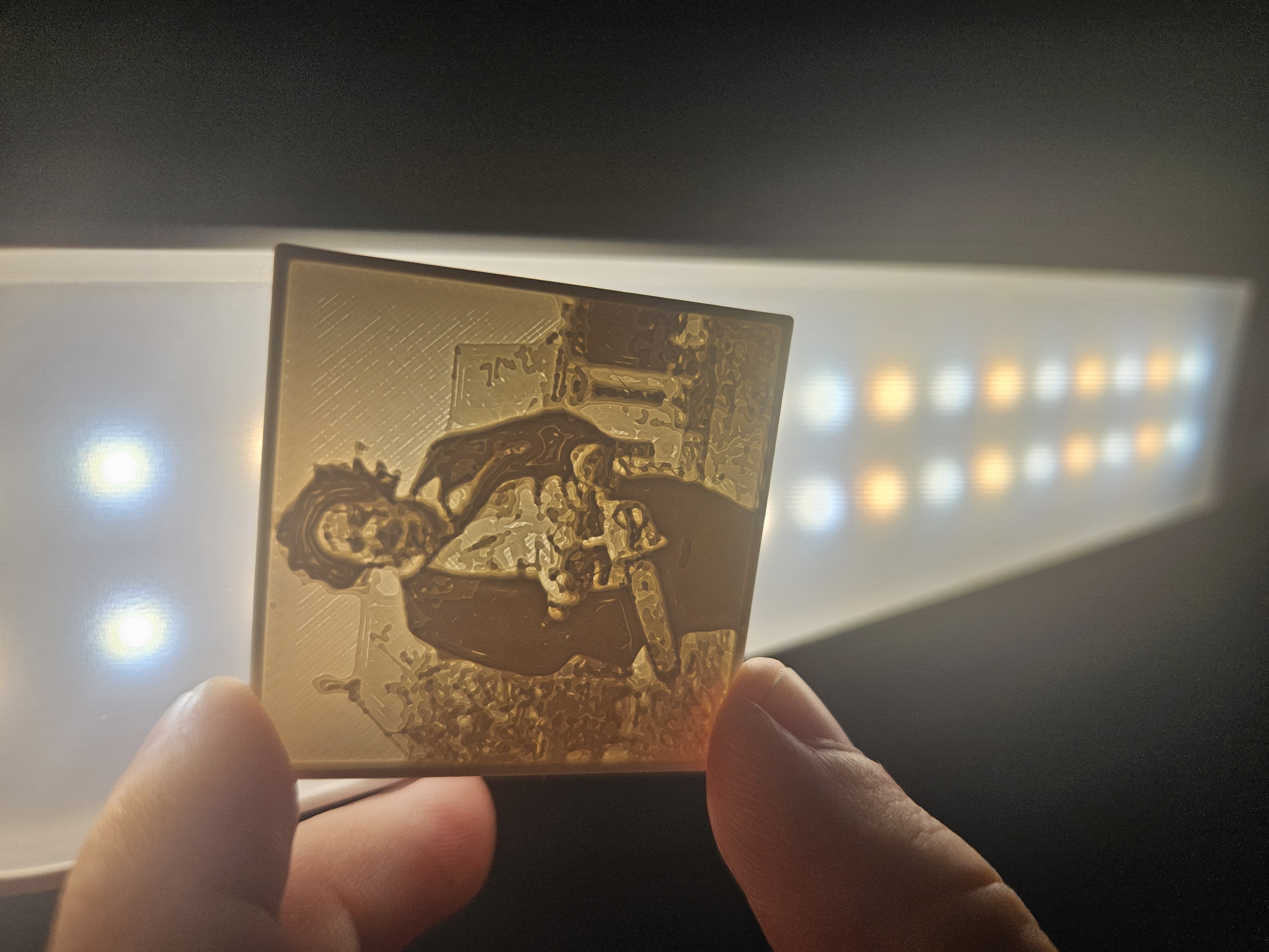 Leatherface lithophane